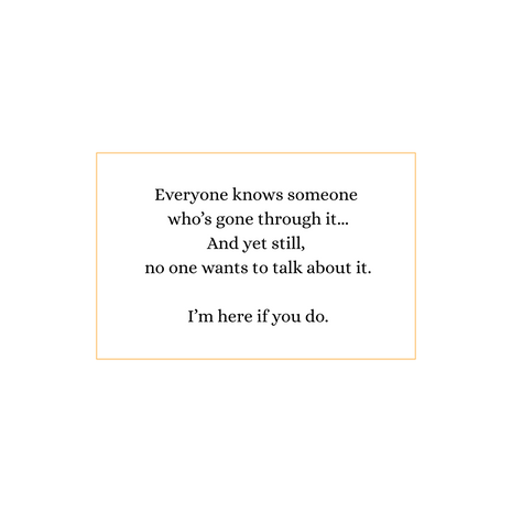 Grief is like having an STD