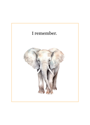 It might feel like no one remembers...