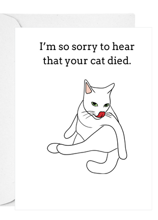 Sorry your Cat died